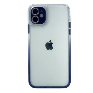 Nettech Apple iPhone 12 Pro Uyumlu Kamera Korumalı Pırlanta Seri Arka Koruma Kılıf (Mor) NT-101189