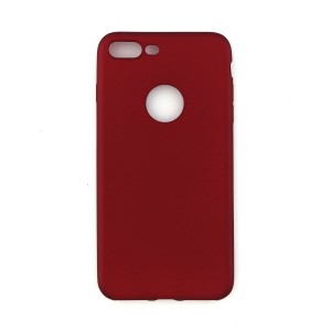 Nettech Apple iPhone 7 Plus Uyumlu Suide Arka Koruma Kılıf (Bordo) VR-3690