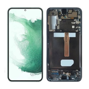 Teknonet Samsung Galaxy S22 Plus Uyumlu Org Lcd+Dokunmatik+Çıtalı (Yeşil) NT-97005