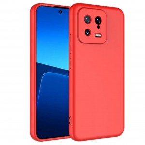 Nettech Xiaomi Mi 13 Uyumlu Nano Arka Koruma Kılıf (Kırmızı) NT-103703