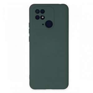 Nettech Xiaomi Poco C40 Uyumlu Nano Arka Koruma Kılıf (Koyu Yeşil) NT-103687