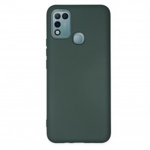 Nettech İnfinix Hot 11 Play Uyumlu Nano Arka Koruma Kılıf (Koyu Yeşil) NT-103638
