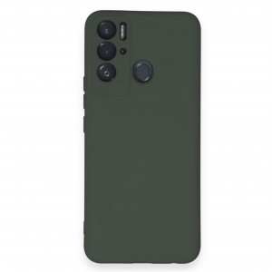 Nettech Tecno Pova Neo Uyumlu Nano Arka Koruma Kılıf (Koyu Yeşil) NT-103644
