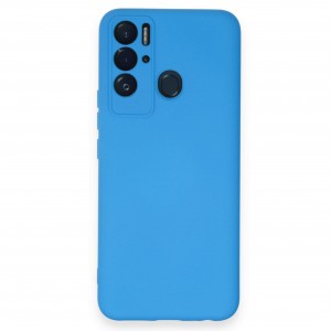Nettech Tecno Pova Neo Uyumlu Nano Arka Koruma Kılıf (Mavi) NT-103611