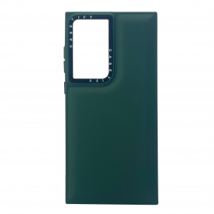 Nettech Samsung Galaxy S23 Ultra Uyumlu Casetify Buff Seri Arka Koruma Kılıf (Yeşil) NT-99719
