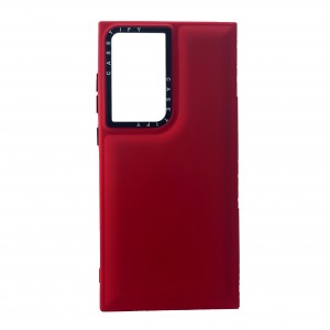 Nettech Samsung Galaxy S23 Ultra Uyumlu Casetify Buff Seri Arka Koruma Kılıf (Kırmızı) NT-99718