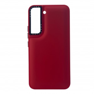 Nettech Samsung Galaxy S22 Uyumlu Casetify Buff Seri Arka Koruma Kılıf (Kırmızı) NT-99443