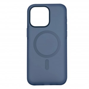 Nettech Apple iPhone 15 Pro Uyumlu Locik Magsafe Arka Koruma Kılıf (Mavi) NT-103280