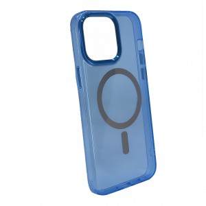 Nettech Apple iPhone 15 Pro Max Uyumlu NT-N004 Magsafe Arka Koruma Kılıf (Mavi) NT-103314