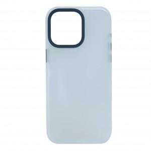 Nettech Apple iPhone 15 Pro Uyumlu NT-N007 Lüx Renkli Arka Koruma Kılıf (Beyaz) NT-103349