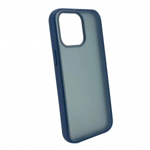 Nettech Apple iPhone 15 Pro Max Uyumlu NT-N006 Renkli Şeffaf Seri Arka Koruma Kılıf (Mavi) NT-103335