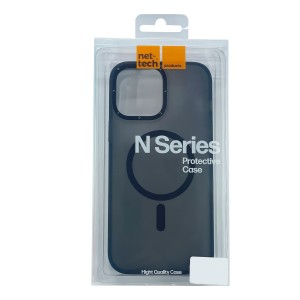 Nettech Apple iPhone 15 Uyumlu Icesand Airbag Magsafe Seri Arka Koruma Kılıf (Siyah) NT-103286