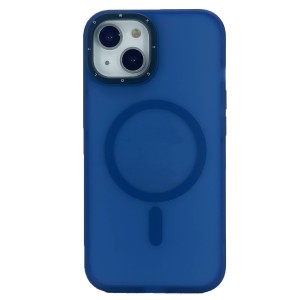 Nettech Apple iPhone 15 Uyumlu Icesand Airbag Magsafe Seri Arka Koruma Kılıf (Mavi) NT-103288