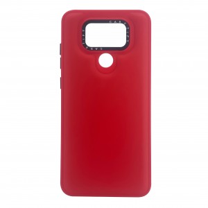 Nettech Xiaomi Redmi Note 9 Uyumlu Casetify Buff Seri Arka Koruma Kılıf (Kırmızı) NT-99276