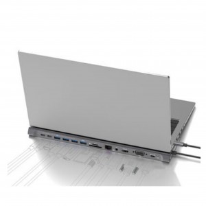 Go-Des GD-9120 14 in 1 USB + Hdmı + Vga + Type-C + Jack + Ethernet + Sd Kart To Type-c Dönüştürücü NT-103805