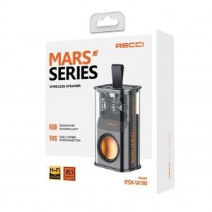 Recci RSK-W30 Mars Seri Kablosuz Hoparlör - Speaker (Turuncu) NT-103822