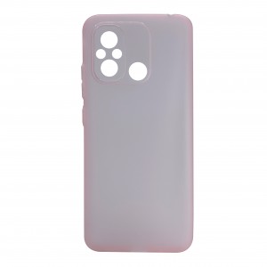 Nettech Xiaomi Redmi 12C Uyumlu Ultra Slim Arka Koruma Kılıf (Pembe) NT-103988