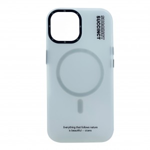 Nettech Apple iPhone 15 Uyumlu NT-N002 Magsafe Arka Koruma Kılıf (Beyaz) NT-103259