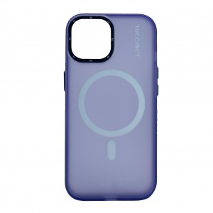 Nettech Apple iPhone 15 Uyumlu NT-N002 Magsafe Arka Koruma Kılıf (Mor) NT-103258