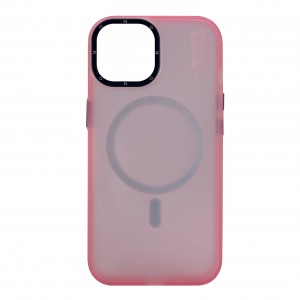 Nettech Apple iPhone 15 Uyumlu NT-N002 Magsafe Arka Koruma Kılıf (Pembe) NT-104043