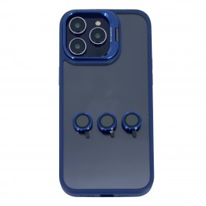 Nettech Apple iPhone 15 Pro Uyumlu NT-N001 Kamera Korumalı Arka Koruma Kılıf (Lacivert) NT-103246