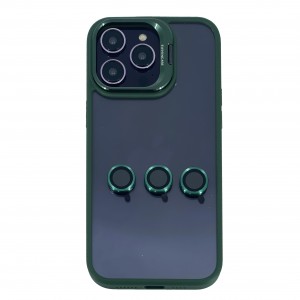 Nettech Apple iPhone 15 Pro Uyumlu NT-N001 Kamera Korumalı Arka Koruma Kılıf (Yeşil) NT-103244