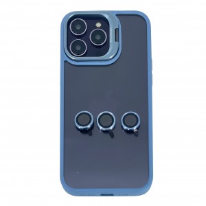 Nettech Apple iPhone 15 Pro Uyumlu NT-N001 Kamera Korumalı Arka Koruma Kılıf (Mavi) NT-103242