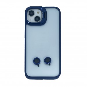 Nettech Apple iPhone 14 Uyumlu NT-N001 Kamera Korumalı Arka Koruma Kılıf (Lacivert) NT-103223
