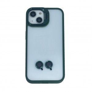 Nettech Apple iPhone 14 Uyumlu NT-N001 Kamera Korumalı Arka Koruma Kılıf (Yeşil) NT-103220