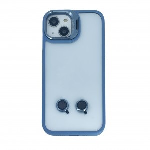 Nettech Apple iPhone 14 Uyumlu NT-N001 Kamera Korumalı Arka Koruma Kılıf (Mavi) NT-103218