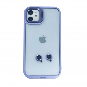 Nettech Apple iPhone 11 Uyumlu NT-N001 Kamera Korumalı Arka Koruma Kılıf (Mor) NT-103205