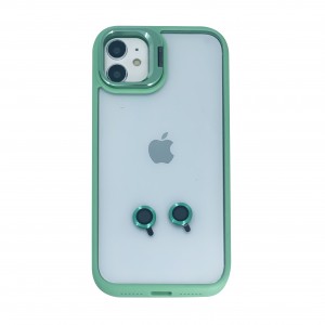 Nettech Apple iPhone 11 Uyumlu NT-N001 Kamera Korumalı Arka Koruma Kılıf (Yeşil) NT-103204