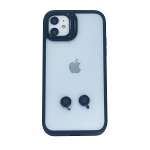 Nettech Apple iPhone 11 Uyumlu NT-N001 Kamera Korumalı Arka Koruma Kılıf (Siyah) NT-103201