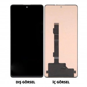 Teknonet Xiaomi Note 12 Pro 5G Uyumlu TFT Kalite Lcd+Dokunmatik (Siyah) NT-103943