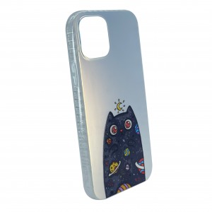 Nettech Apple iPhone 13 Uyumlu Hologram Baskılı Arka Koruma Kılıf (Çeşitli Desen) NT-103735