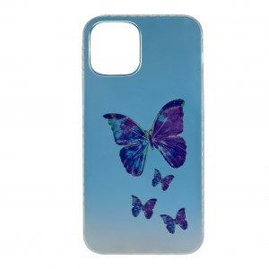 Nettech Apple iPhone 13 Uyumlu Hologram Baskılı Arka Koruma Kılıf (Çeşitli Desen) NT-103735