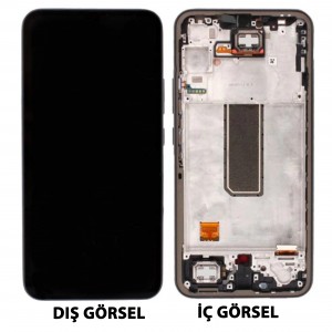 Teknonet Samsung Galaxy A34 5G Uyumlu Org Lcd+Dokunmatik+Çıtalı (Yeşil) NT-104149