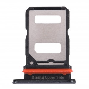 Teknonet Vivo V21 Uyumlu Hafıza Kart + Sim Metali (Siyah) NT-104274