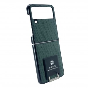 Nettech Samsung Galaxy Z Flip 3 Uyumlu Ultra Korumalı Arka Koruma Kılıf (Yeşil) NT-104195