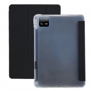 Nettech Xiaomi Mi Pad 6 Uyumlu Premium Smart 360 Kalem Yuvalı Kapaklı Kılıf (Siyah) NT-104371