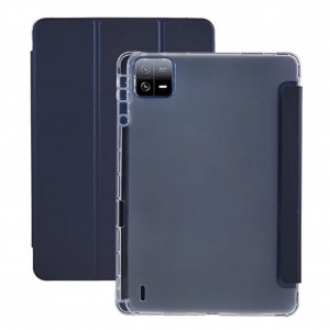 Nettech Xiaomi Mi Pad 6 Uyumlu Premium Smart 360 Kalem Yuvalı Kapaklı Kılıf (Lacivert) NT-104369