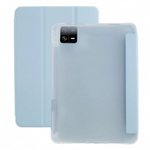 Nettech Xiaomi Mi Pad 6 Uyumlu Premium Smart 360 Kalem Yuvalı Kapaklı Kılıf (Mavi) NT-104368