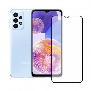 Nettech Samsung Galaxy A23 Uyumlu 5D Glas Full Cam Koruyucu (Şeffaf) NT-102890