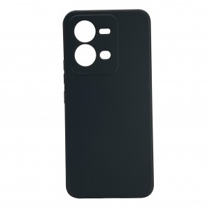 Nettech Vivo V25 Uyumlu Nano Arka Koruma Kılıf (Siyah) NT-104401