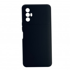 Nettech Tecno Spark 8 Pro Uyumlu Nano Arka Koruma Kılıf (Siyah) NT-104415
