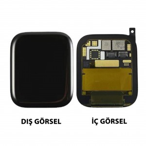 Teknonet Apple Watch Series 7 45 mm Uyumlu Org Lcd+Dokunmatik (Siyah) NT-104710