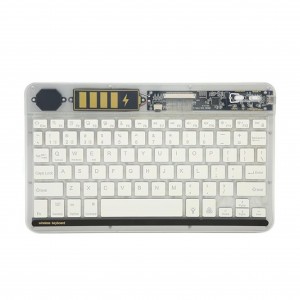 Nettech Şeffaf Klavye (Beyaz) NT-104884
