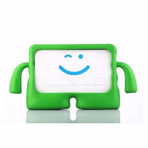 Nettech Samsung Galaxy Tab A7 Lite SM-T220 Uyumlu Standlı Smile Arka Koruma (Yeşil) NT-104972