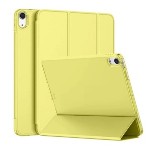Nettech Apple iPad Air 4 10.9 inc Uyumlu Flip Prizma Seri Kapaklı Kılıf (Sarı) NT-104999