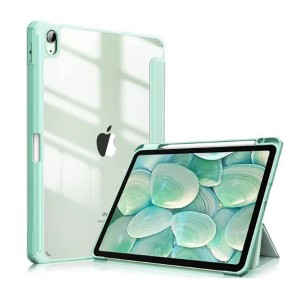 Nettech Apple iPad Air 4 10.9 inc Uyumlu Flip Prizma Seri Kapaklı Kılıf (Yeşil) NT-104974
